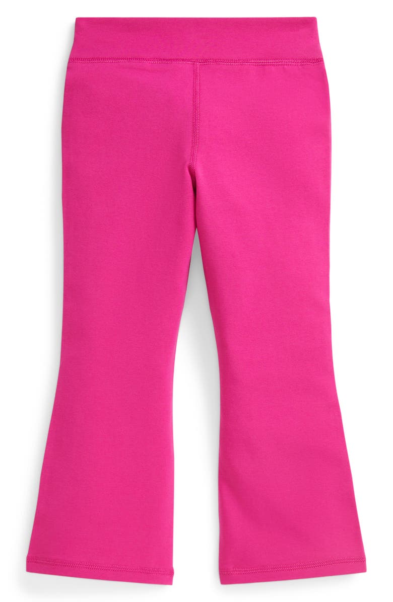 Polo Ralph Lauren Kids' Stretch Jersey Flare Leggings, Alternate, color, College Pink