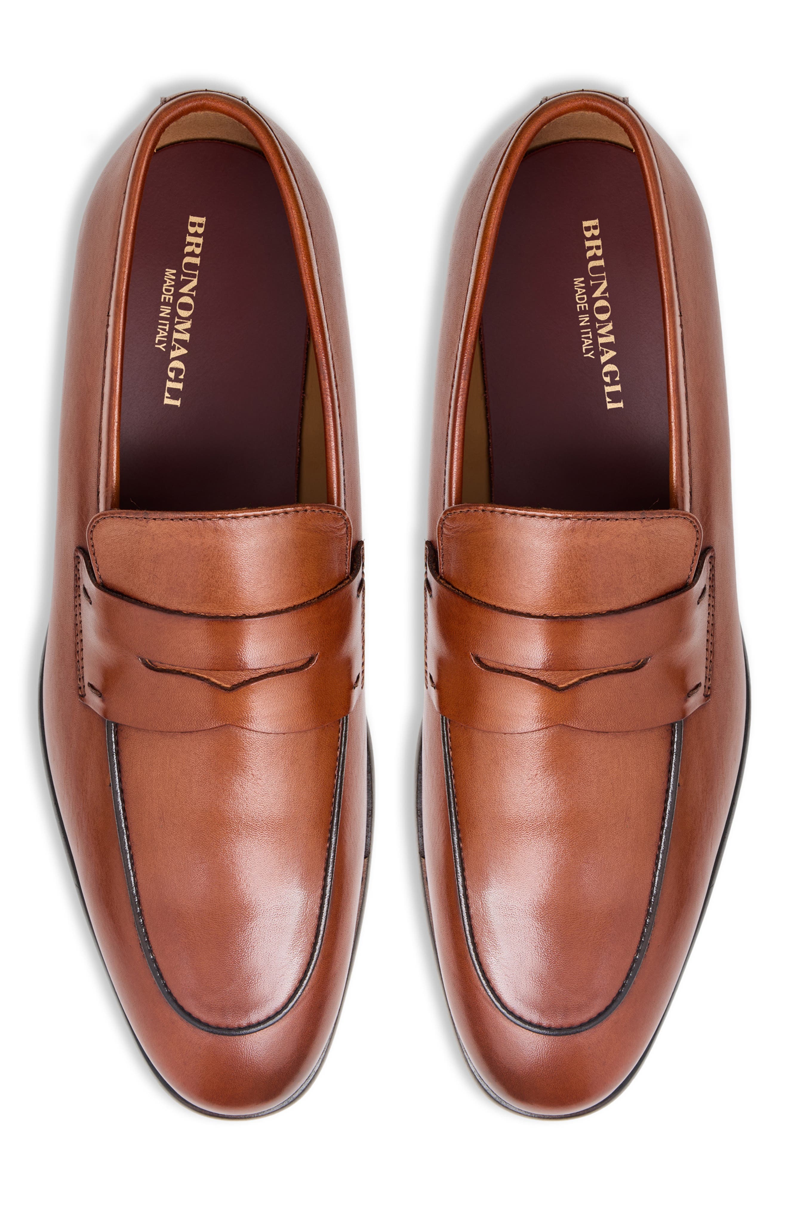 Vivaldi Penny Loafer, Alternate, color, COGNAC LEATHER