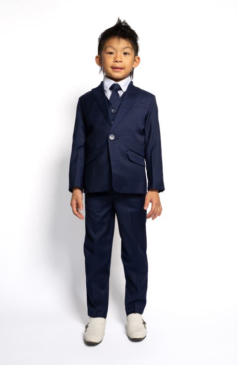 Kids' Luxor 5-Piece Slim Fit Suit (Baby, Toddler, Little Kid & Big Kid)