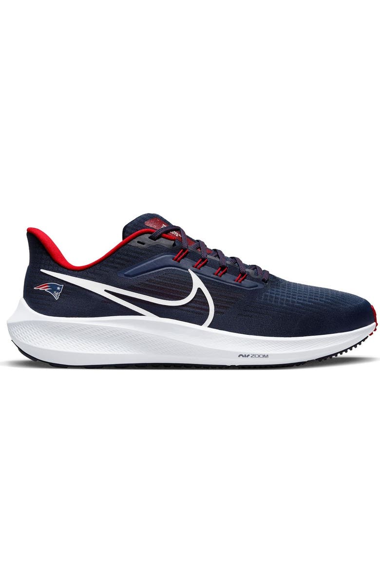 Nike Unisex Nike Navy New England Patriots Zoom Pegasus 39 Running Shoe, Main, color,