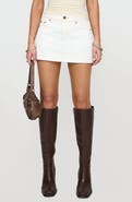 Princess Polly Nicolina Low Rise Denim Miniskirt