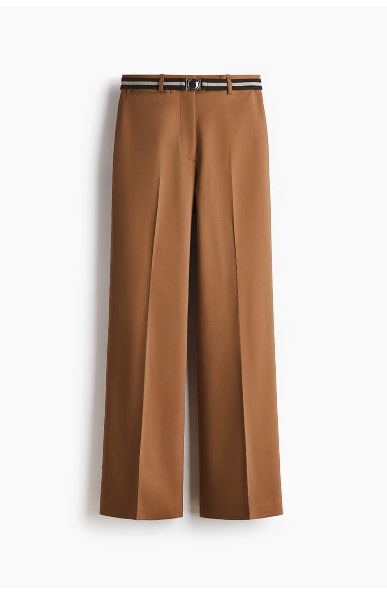 H&M Belted Bootcut Trousers, Main, color, 