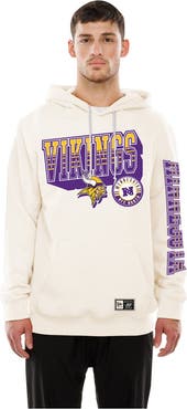 New Era Men's New Era Cream Minnesota Vikings Dune Dust Hoodie