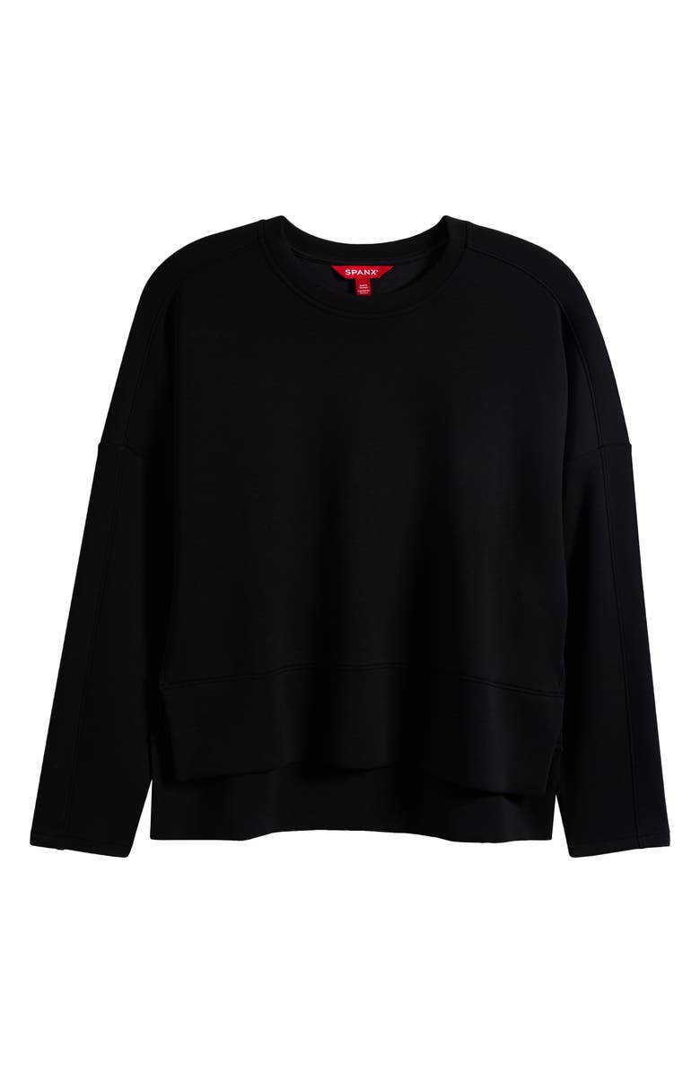 SPANX<sup>®</sup> Air Essentials Tunic Sweatshirt, Main, color, Very Black