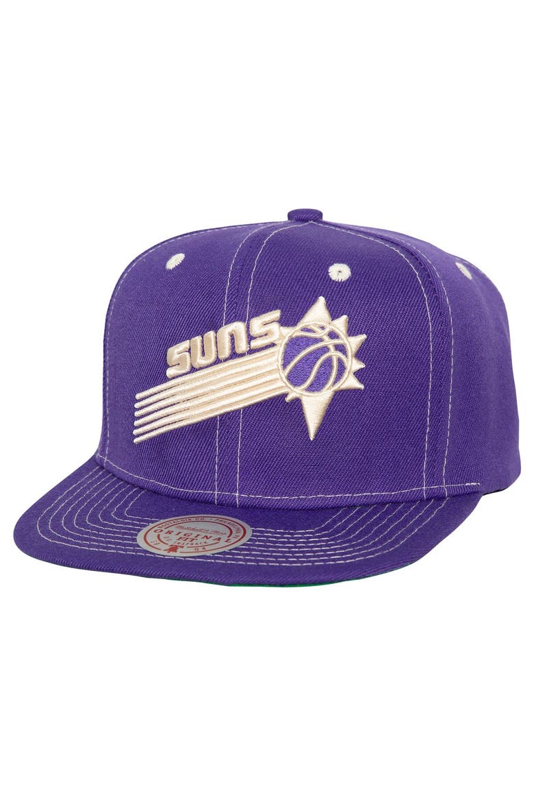 Men's Mitchell & Ness Purple Phoenix Suns Energy Contrast Snapback Hat, Main, color, Purple