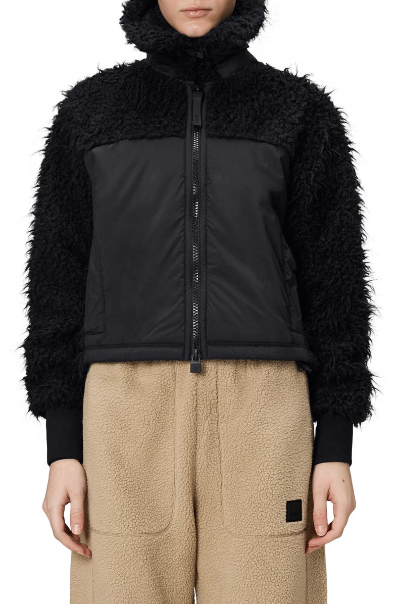 Rains Trikala Vision Fleece Jacket, Main, color, Black