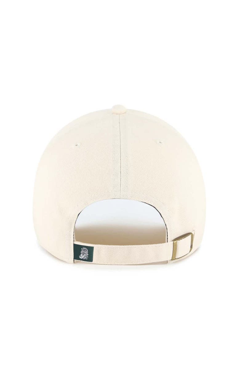 '47 Men's '47 Natural Michigan State Spartans Vault Clean Up Adjustable Hat, Alternate, color, 