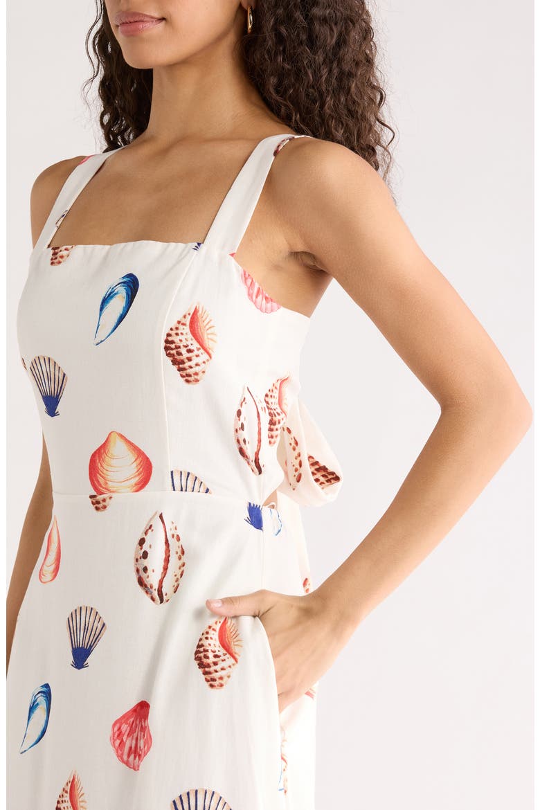 Kara Shells Lully Maxi Dress, Alternate, color, WHITE-MULTI