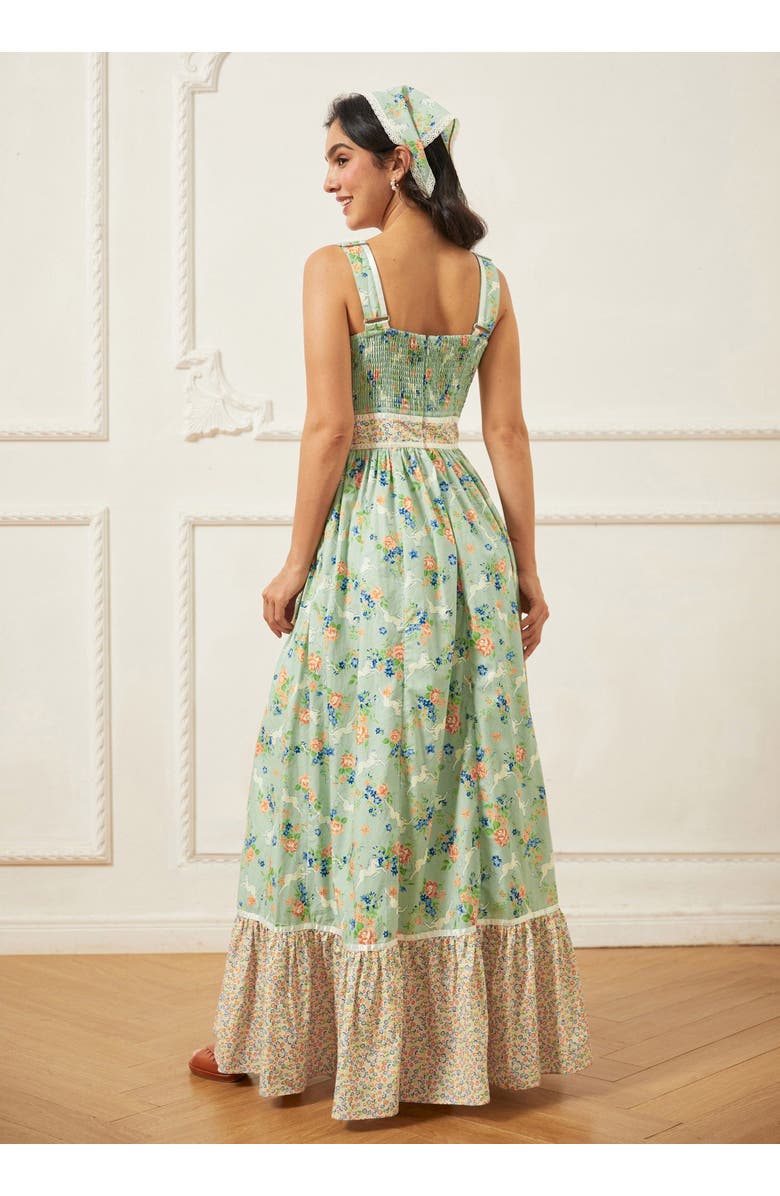 ModCloth Jenny Tiered Maxi Sundress, ModCloth x Gunne Sax, Alternate, color, Unicorn Tapestry