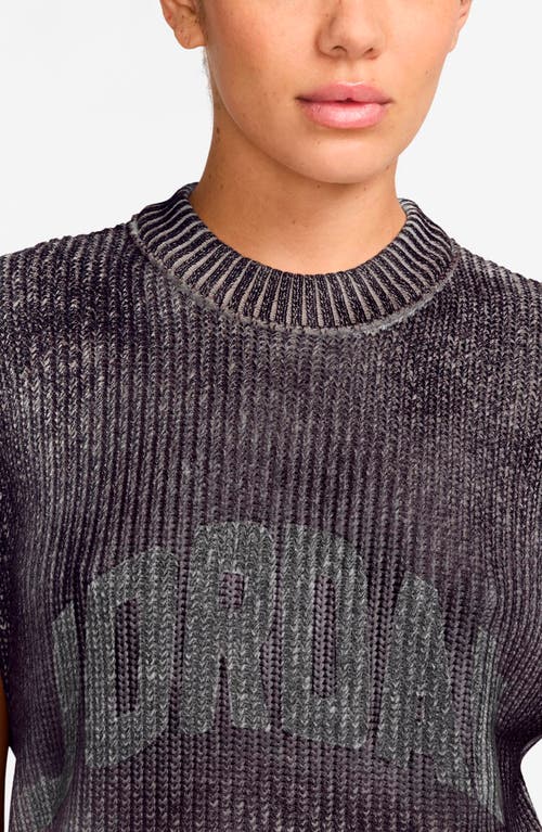 Jordan Gfx Flight Sleeveless Graphic Sweater In Purple