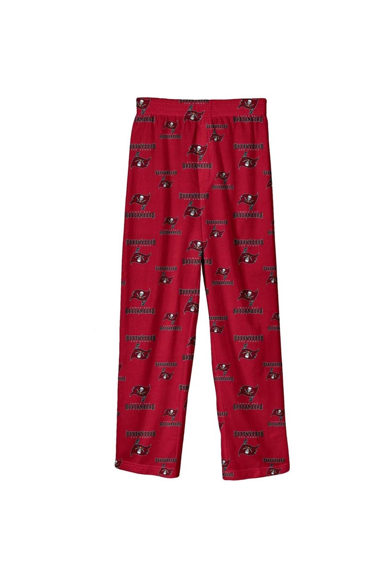 Youth Red Tampa Bay Buccaneers Team-Colored Printed Pajama Pants, Main, color, Red