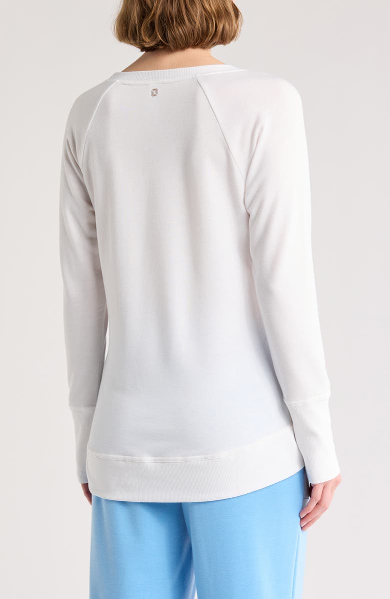 BALANCE COLLECTION Queeny High-Low T-Shirt, Alternate, color, White