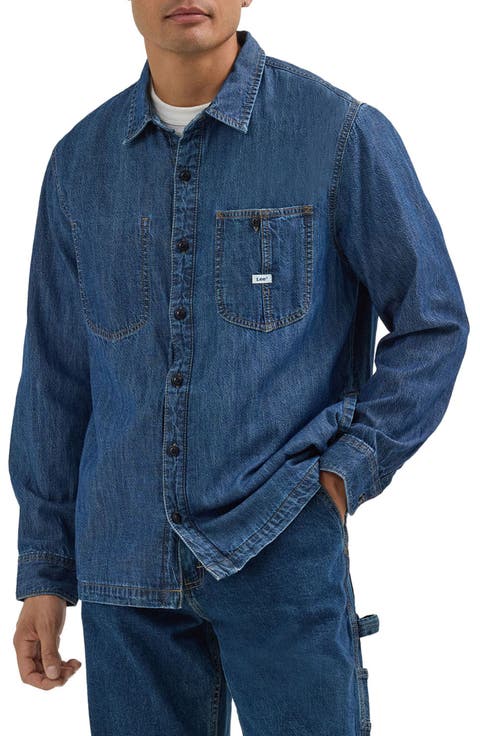 ジャケット・アウター VAULTROOM DENIM OVERSHIRT / BLUE VAULTROOM DENIM OVERSHIRT
