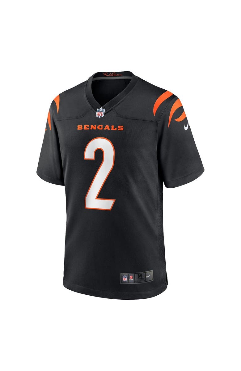 Nike Men's Nike Evan McPherson Black Cincinnati Bengals Team Game Jersey, Alternate, color, Black
