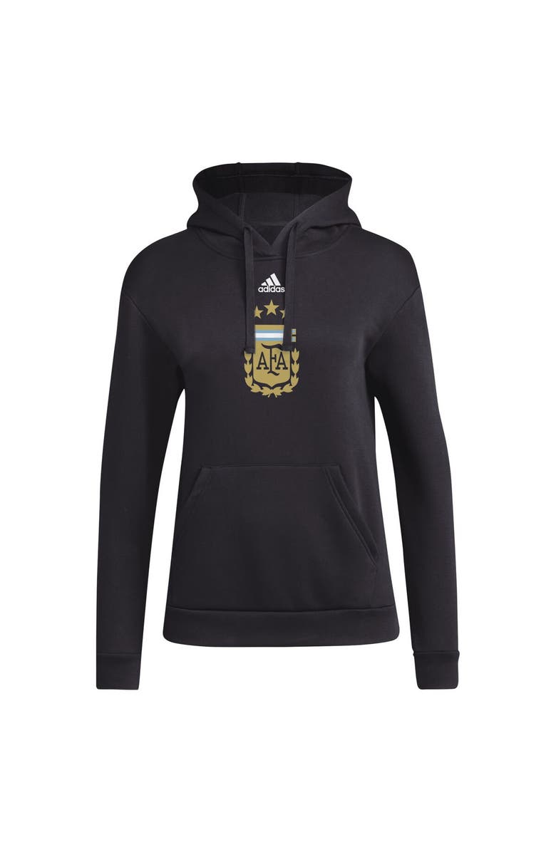 adidas Women's adidas Black Argentina National Team Crest Pullover Hoodie, Alternate, color, Black