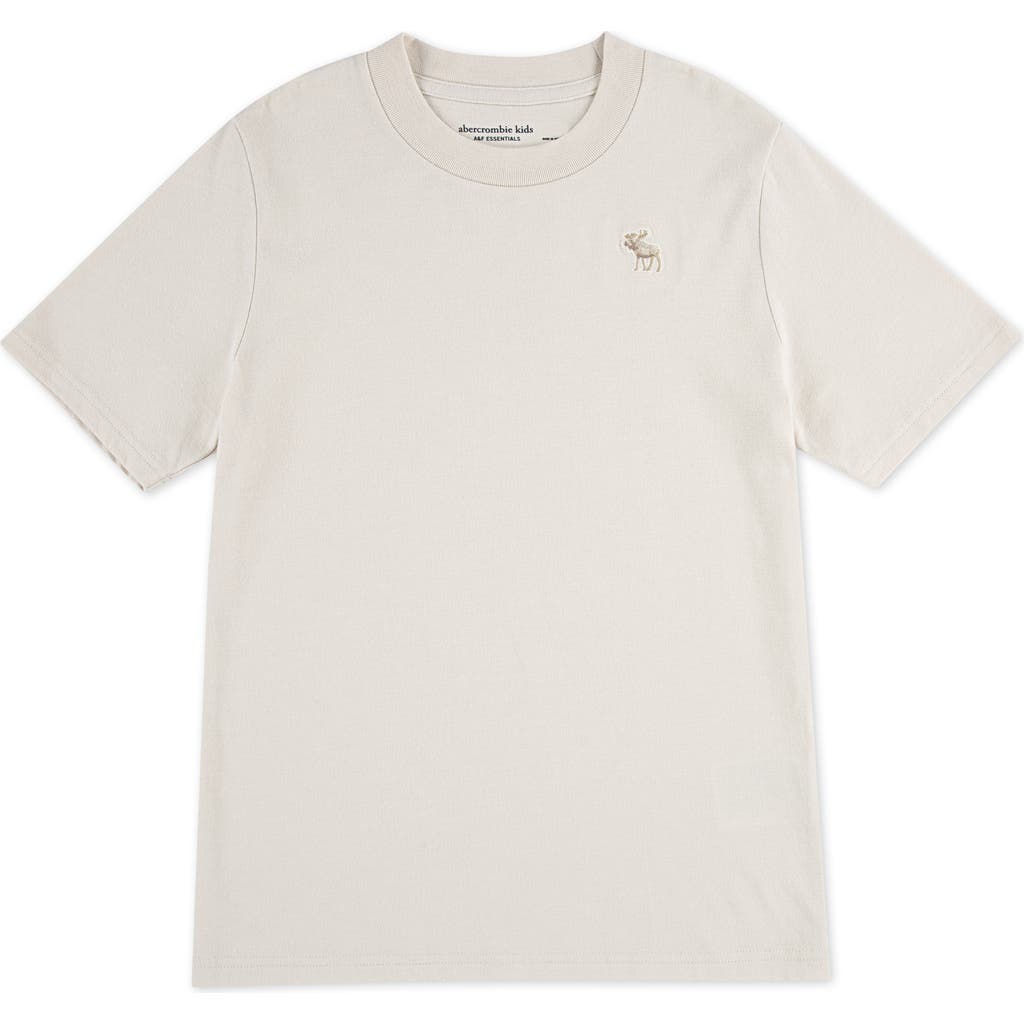 Abercrombie Kids Kids' Essential Cotton Blend T-shirt In Gray
