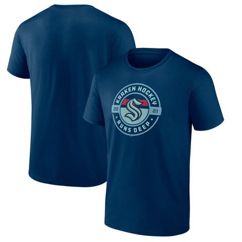 Men's Fanatics Branded Deep Sea Blue Seattle Kraken Local T-Shirt