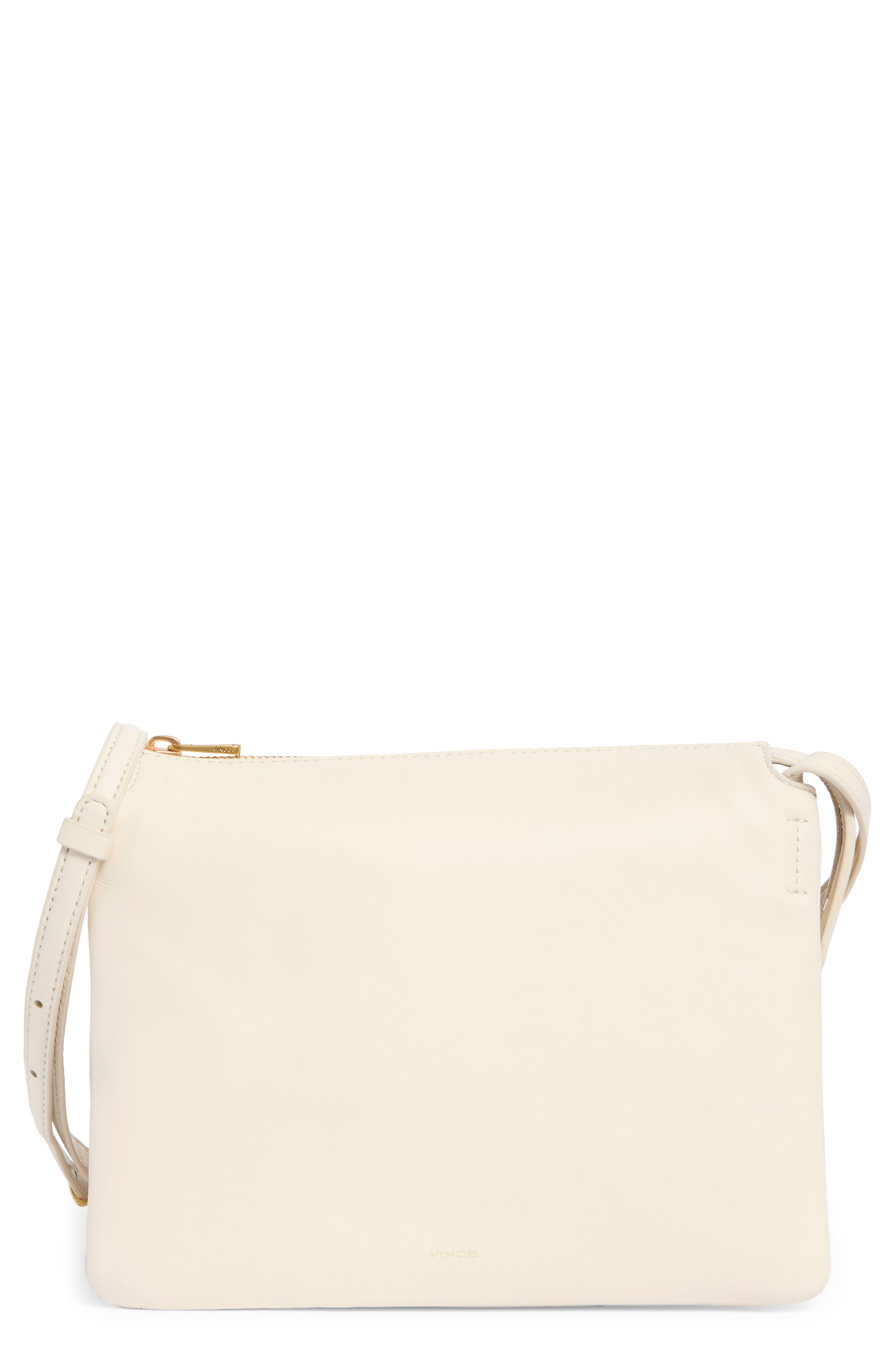 Vince Ammi Triple Compartment Swing Crossbody Bag, Main, color, Milk