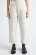 R13 X-Boyfriend Pinstripe Linen & Cotton Pants