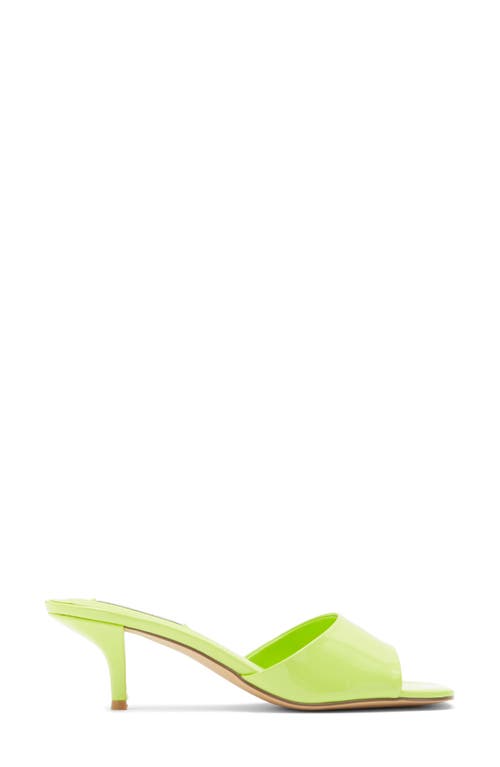Steve Madden Marlon Slide Sandal In Lime