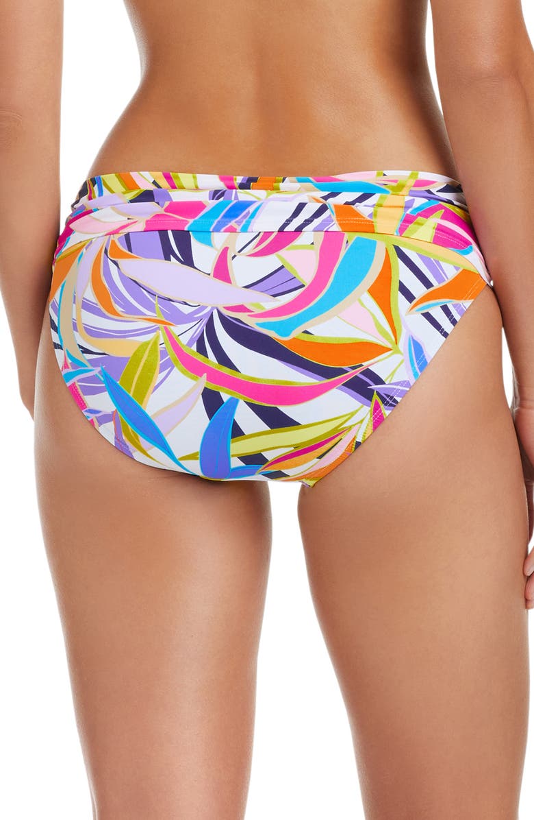 BLEU by Rod Beattie Living Color Sarong Hipster Bikini Bottoms, Alternate, color, 
