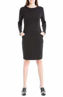 MAX STUDIO Long Sleeve Pocket Dress