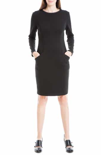 MAX STUDIO Long Sleeve Pocket Dress