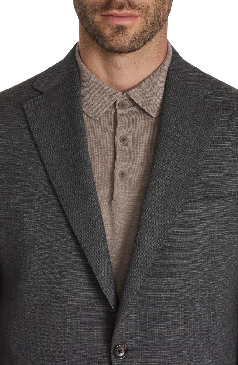 Jack Victor Espirit Stretch Wool Suit, Alternate, color, Grey