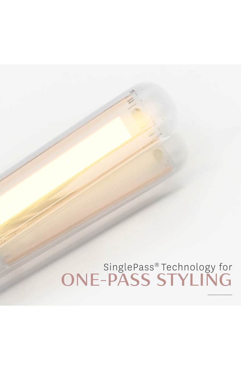 T3 Certified Refurbished T3 SinglePass<sup>®</sup> Compact Flat Iron, Alternate, color, White