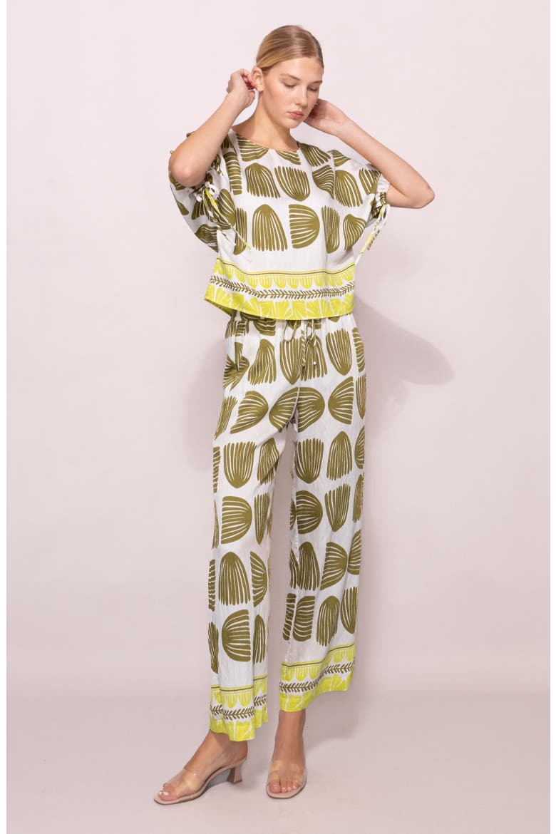 Dolman Sleeve Top, Alternate, color, CHARTREUSE/ WHITE SHELL