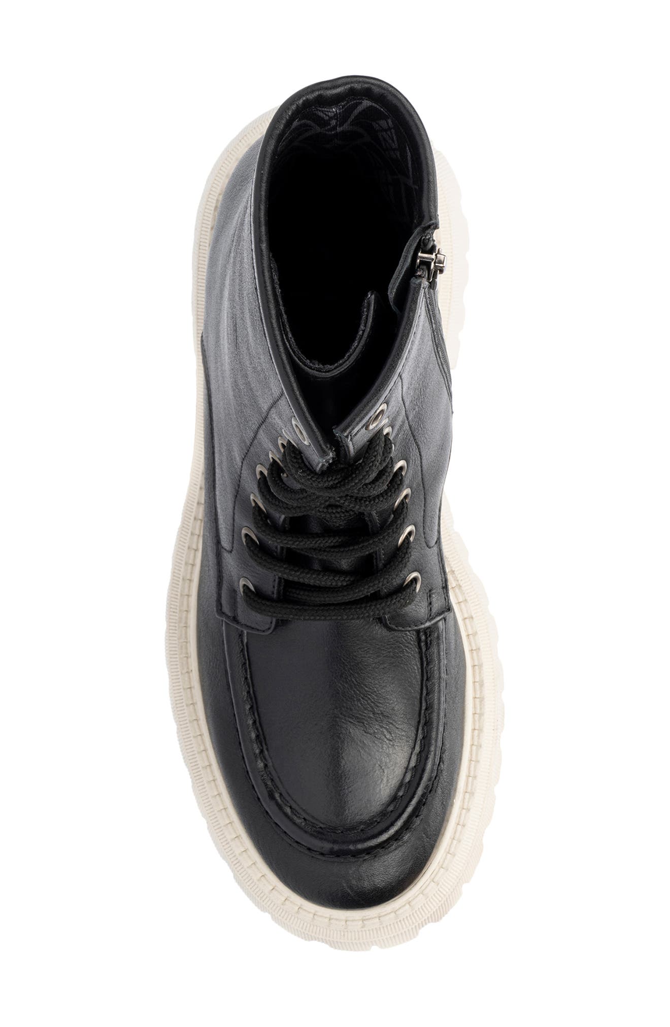 Aquatalia Platform Combat Boot, Alternate, color, 