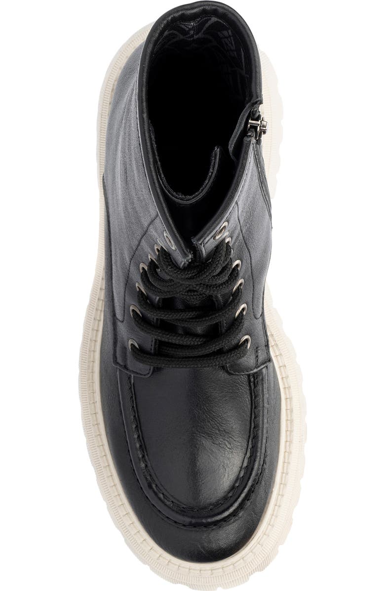 Aquatalia Platform Combat Boot, Alternate, color,