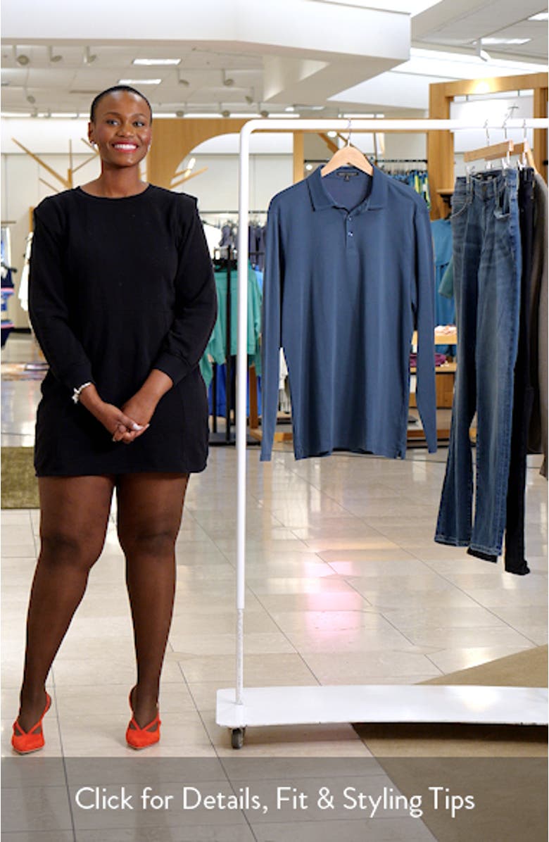 Georgia Long Sleeve Pima Cotton Polo, sales video thumbnail