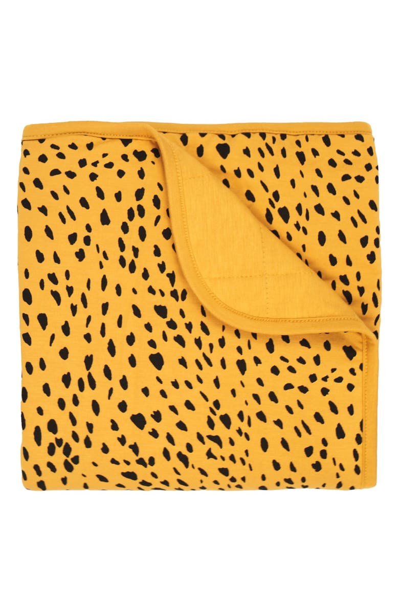 Kyte BABY Marigold Cheetah Baby Blanket, Main, color, Marigold Cheetah