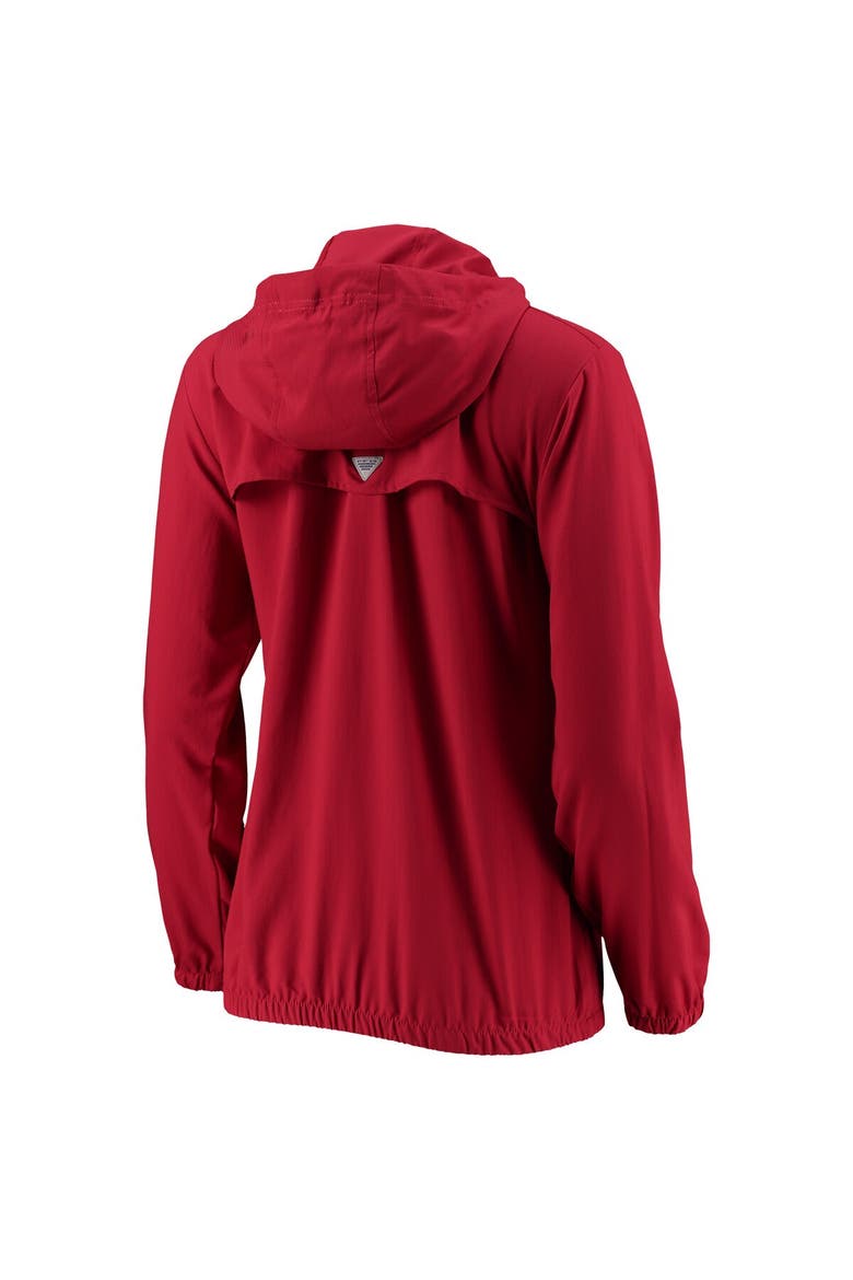 Women's Columbia Crimson Alabama Crimson Tide Tamiami Sun-Protection Omni-Wick Pullover Hoodie, Alternate, color, Crimson