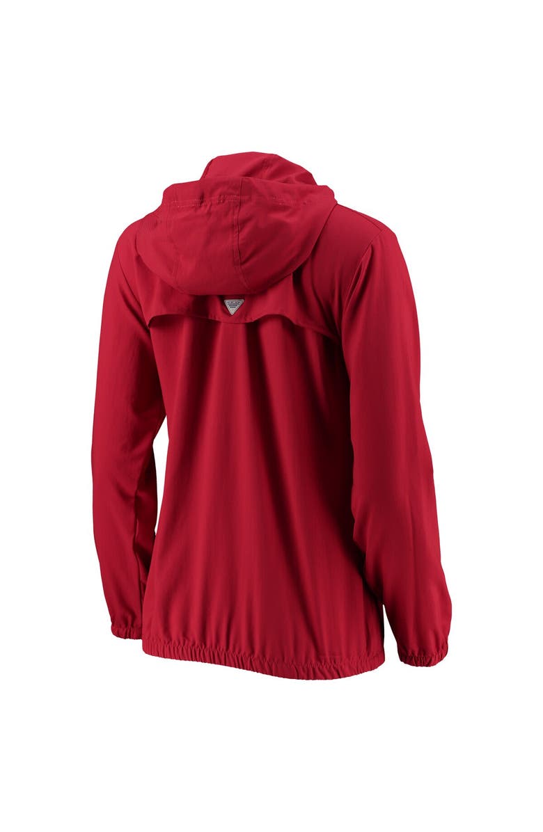Columbia Women's Columbia Crimson Alabama Crimson Tide Tamiami Sun-Protection Omni-Wick Pullover Hoodie, Alternate, color, 