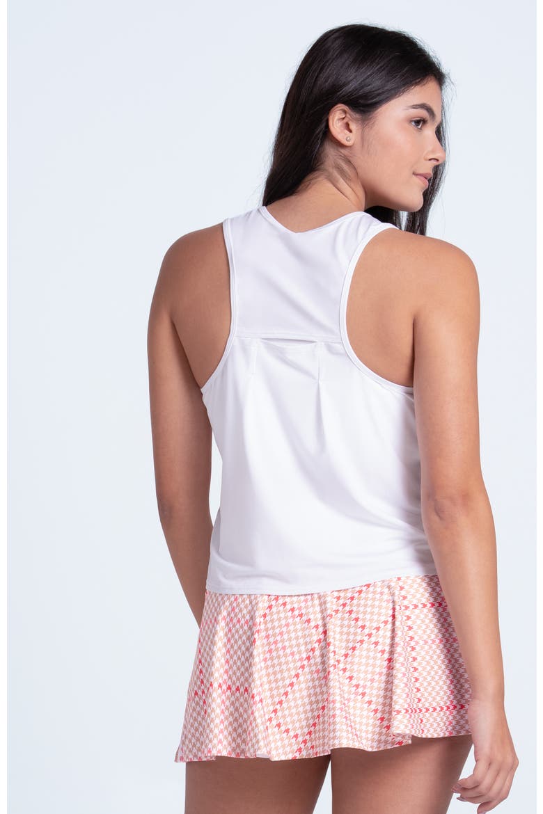 Womens' Court Drip Tank, Alternate, color, White