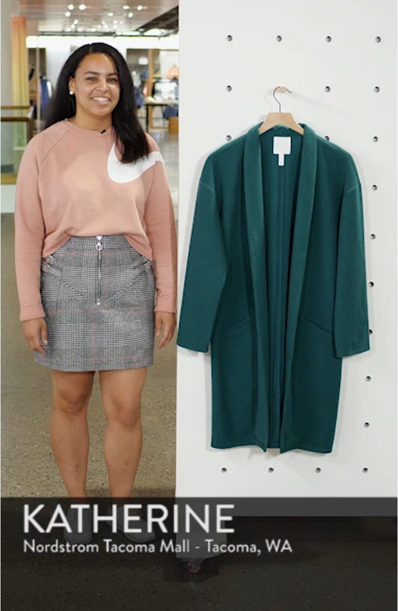 Open Front Midi Coat, sales video thumbnail