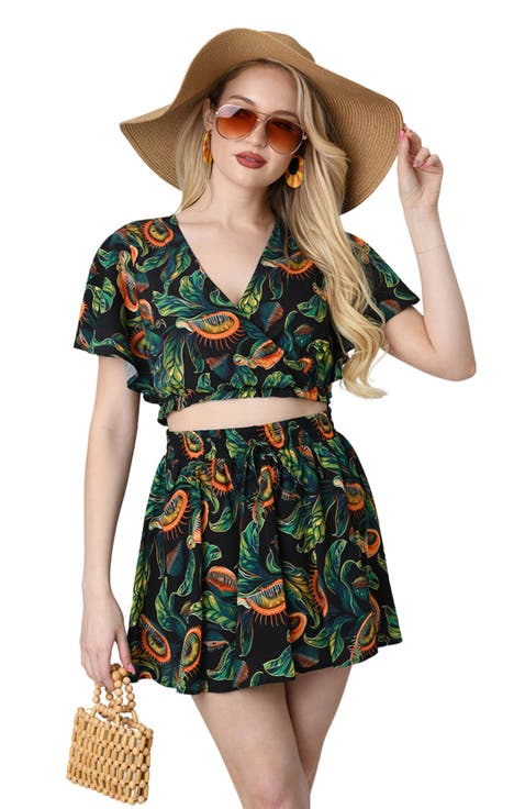 1960s Dottie Crop Top