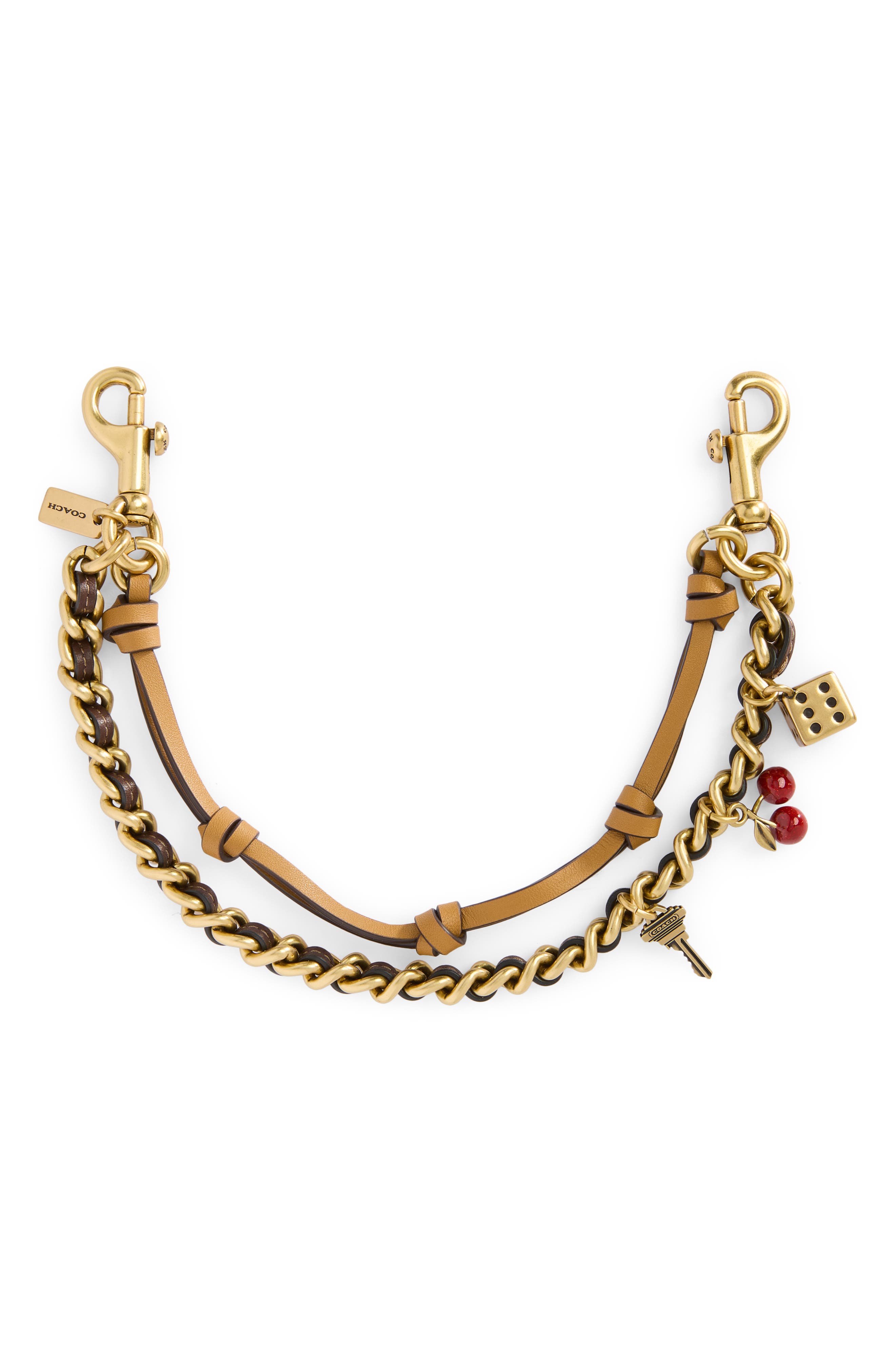 COACH Swag Bag Charm, Main, color, 