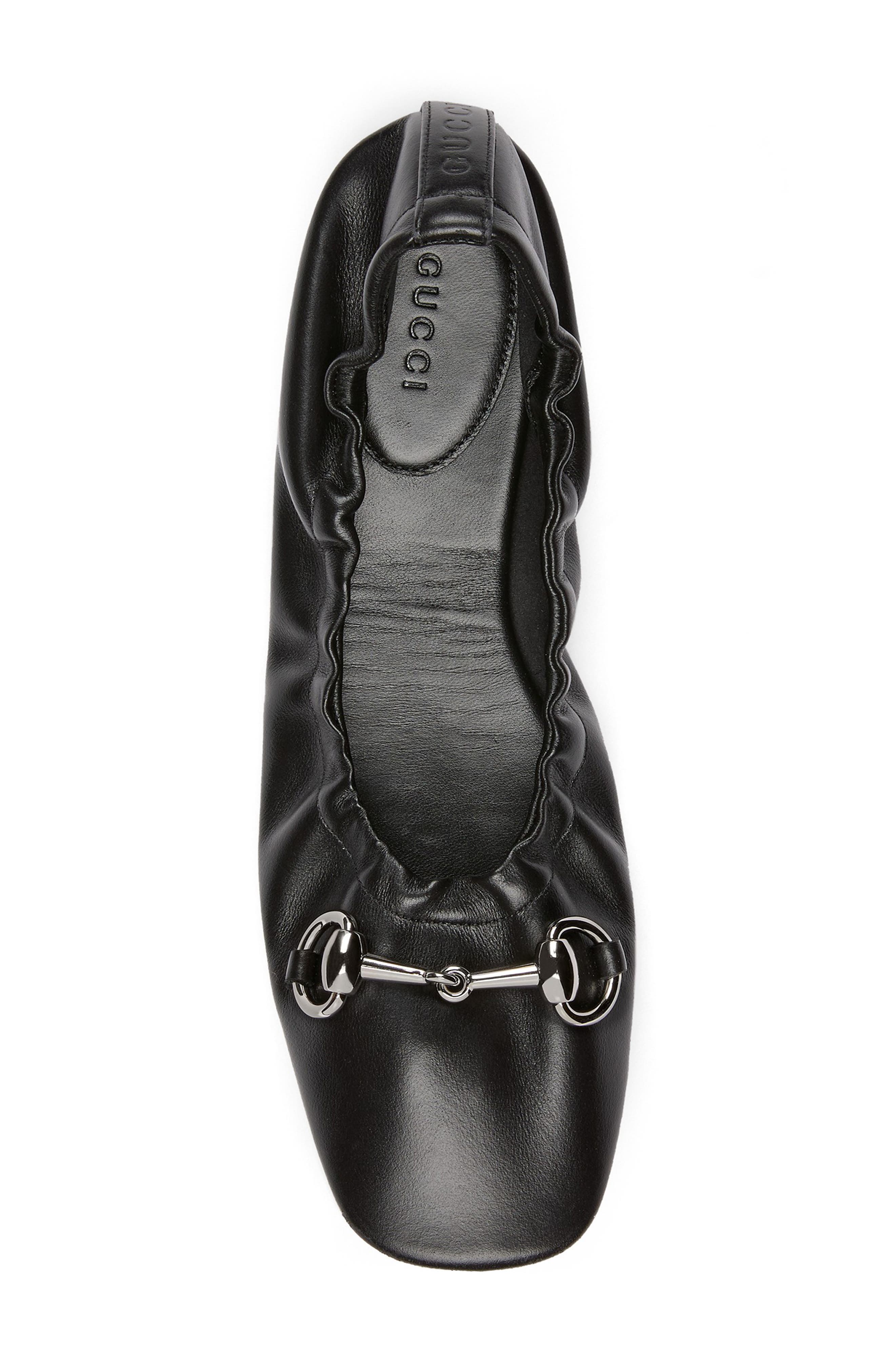 Gucci Horsebit Ballet Flat, Alternate, color, 