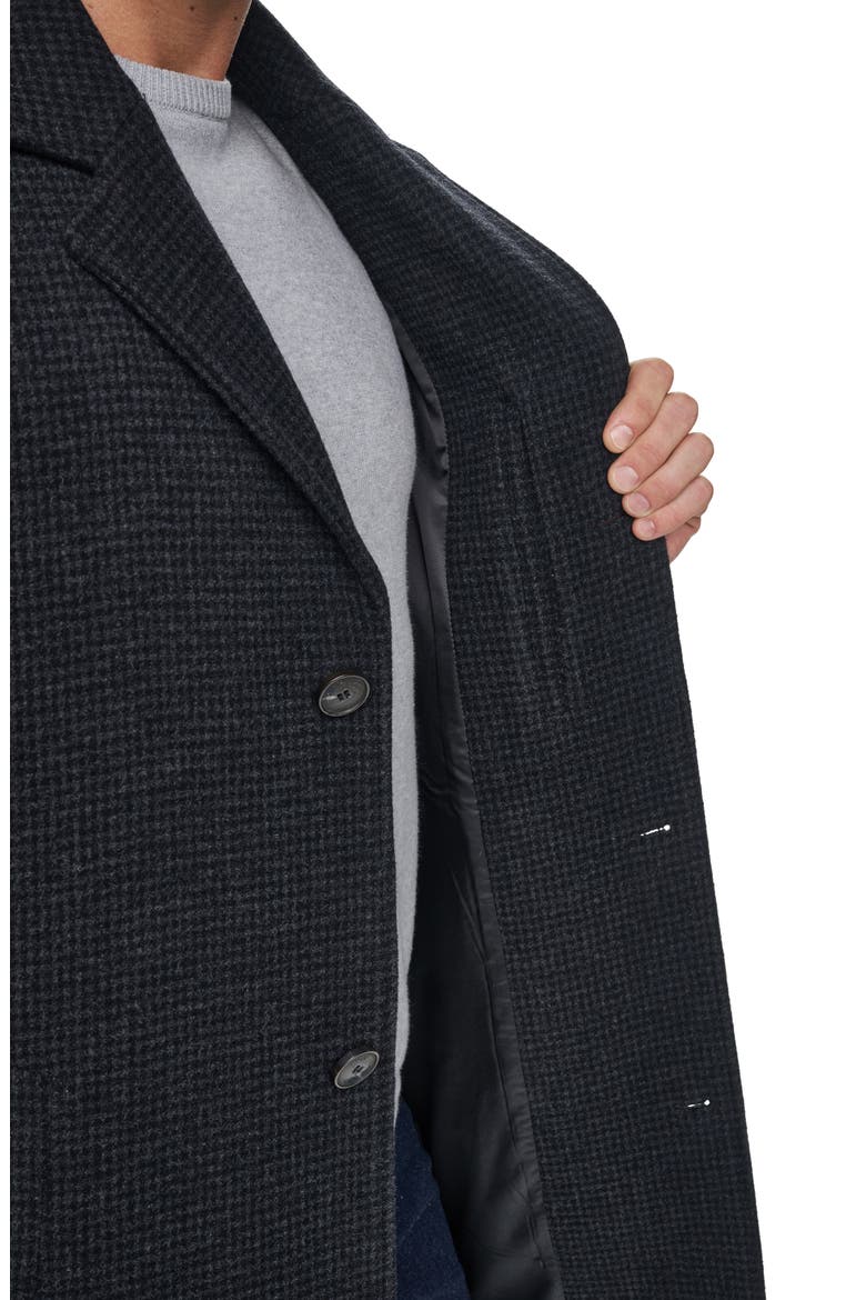 Check Flannel Coat, Alternate, color, CHARCOAL PLAID