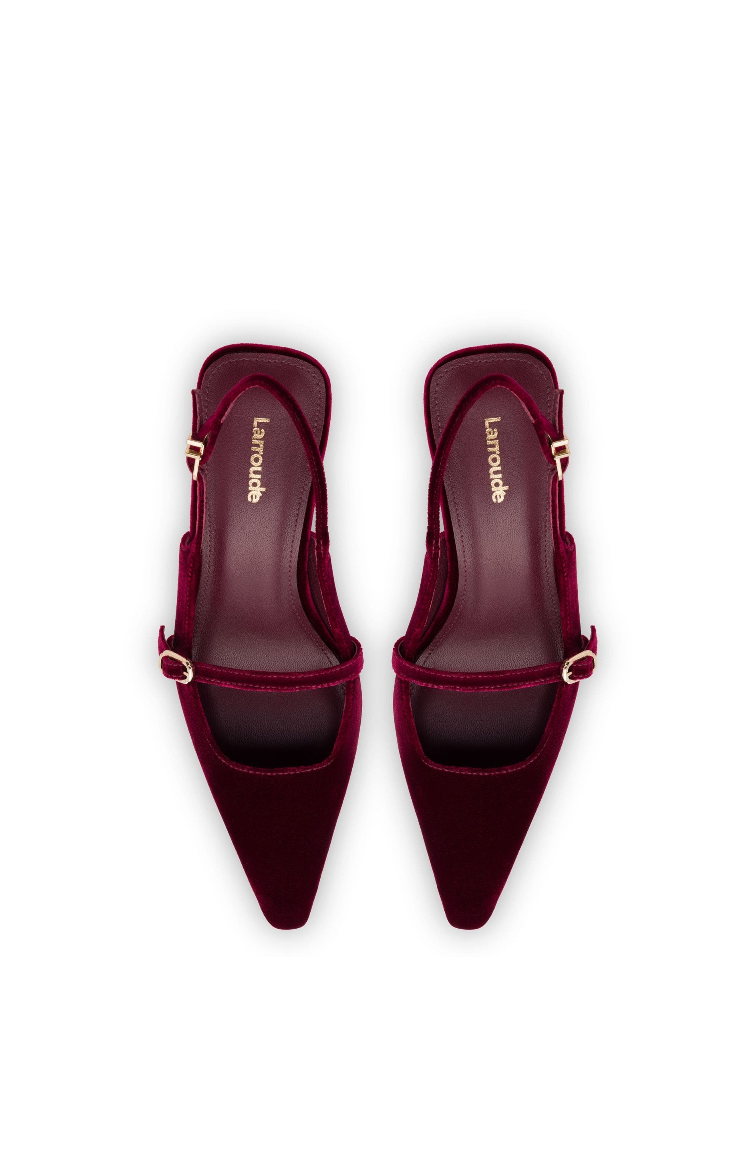 Larroudé Ines Pump, Alternate, color, Wine
