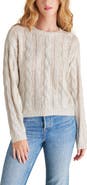 Steve Madden Renzo Cable Stitch Cotton Sweater