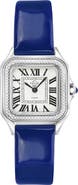 GEVRIL Women's Vanderbilt Diamond Leather Strap Watch, 47mm - 0.038 ctw