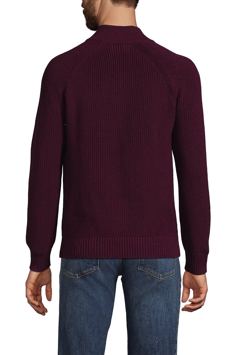 Drifter Quarter Zip Sweater, Alternate, color, Lush Burgundy