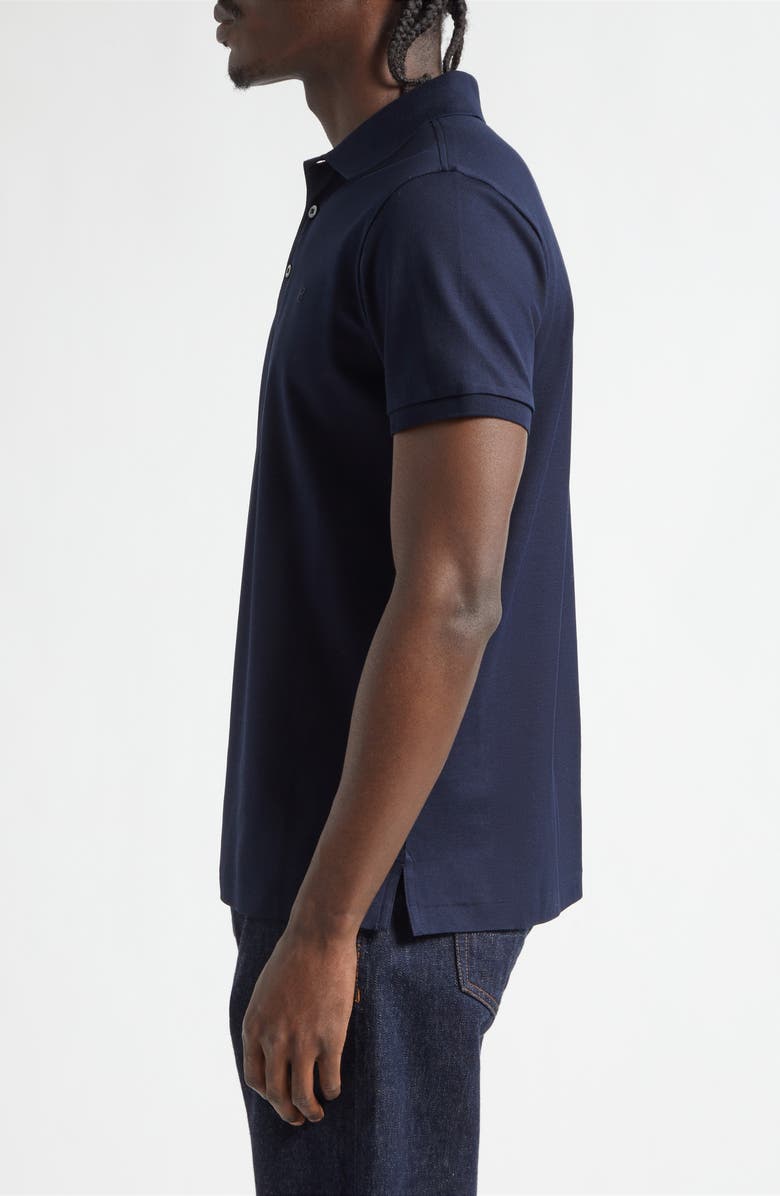 Ralph Lauren Purple Label Embroidered Logo Cotton Piqué Polo, Alternate, color, Classic Chairman Navy
