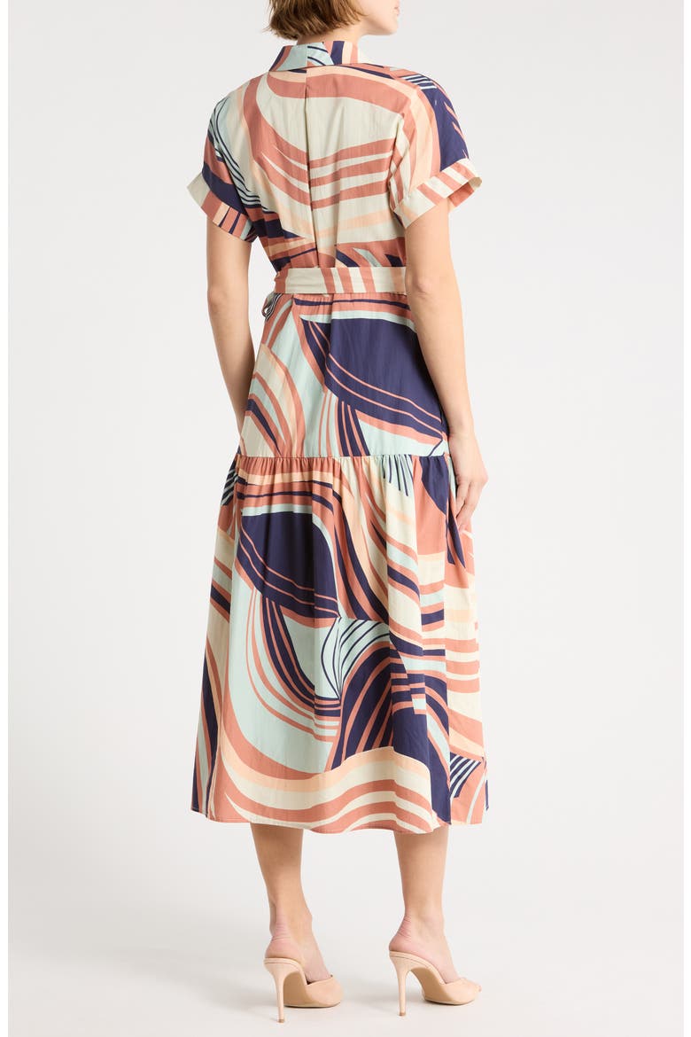 Rosen Wrap Maxi Dress, Alternate, color, MULTI ORGANIC WAVY GEO