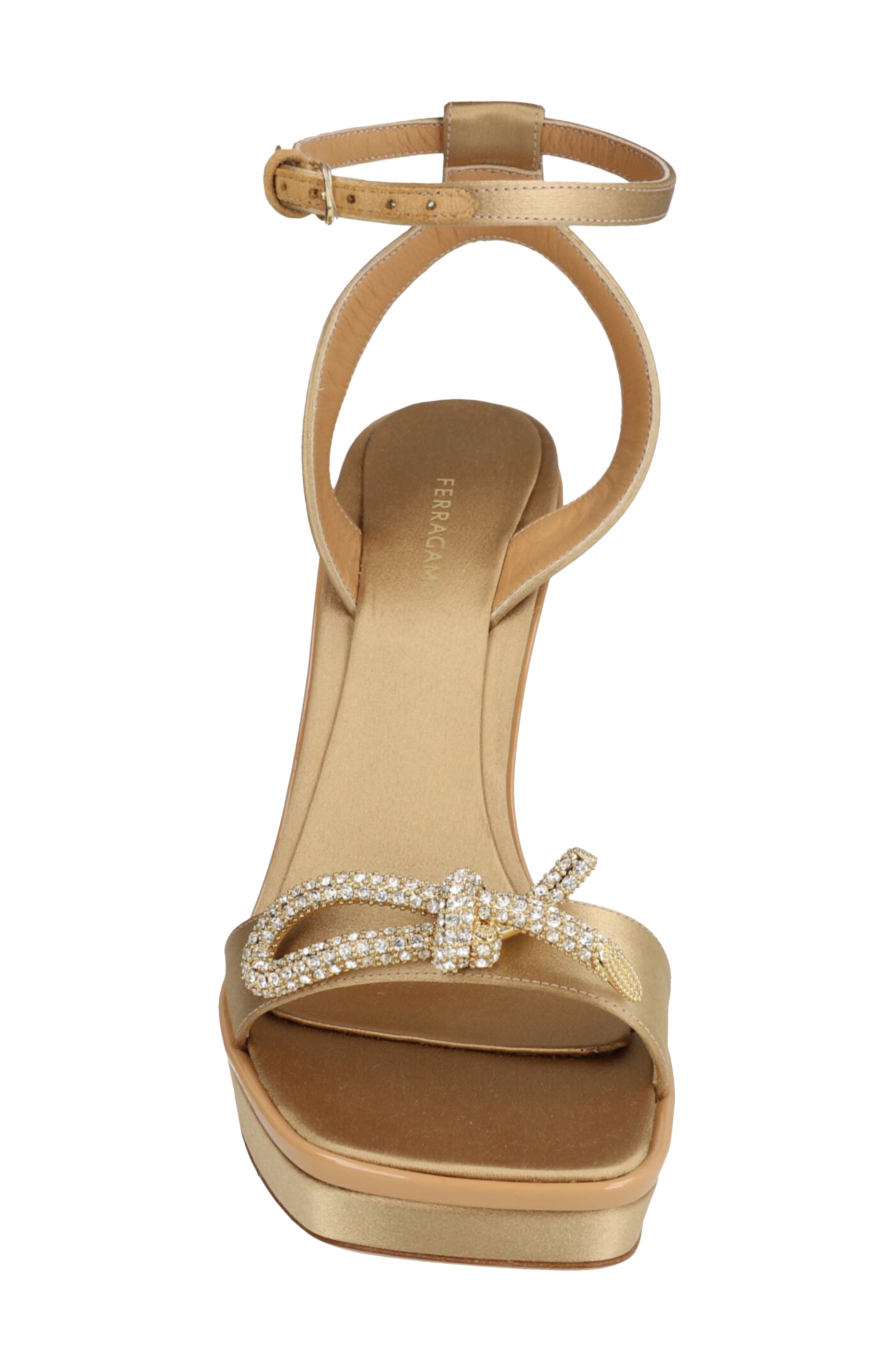 Allison Satin Sandal, Alternate, color, BEIGE