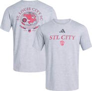 adidas Men's adidas Heather Gray St. Louis CITY SC World Pitch T-Shirt